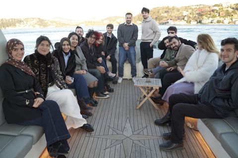 Team outing on the Bosphorus